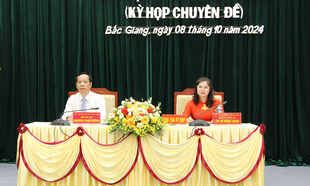  Kỳ họp thứ 20, HĐND tỉnh Bắc Giang: Thông qua 15 nghị quyết về phát triển KT-XH